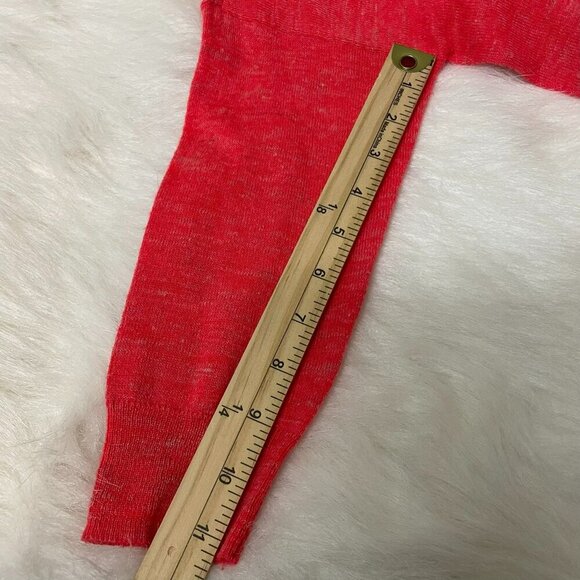 J. Crew Women's XS Alpaca Blend Red High Low Sweater Blouse - Picture 11 of 13